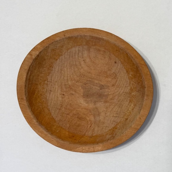 Munising Wooden Oval Bread Bowl-Vintage-Primitive-Farmhouse- - Picture 3 of 8